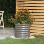 Jardinera de acero galvanizado gris 40x40x36 cm en Macetas y jardineras | Comprar online en Foru.es
