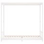 Estructura de cama para niños madera de pino blanco 80x200 cm de vidaXL, Cunas y camas para niños - Ref: Foro24-834520, Preci...