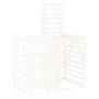 Extensión para cobertizo de cubos de basura madera pino blanco de vidaXL, Soportes para contenedores de residuos - Ref: Foro2...