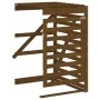Extensión para cobertizo de cubo basura madera pino marrón miel de vidaXL, Soportes para contenedores de residuos - Ref: Foro...