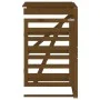 Extensión para cobertizo de cubo basura madera pino marrón miel de vidaXL, Soportes para contenedores de residuos - Ref: Foro...