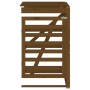 Extensión para cobertizo de cubo basura madera pino marrón miel de vidaXL, Soportes para contenedores de residuos - Ref: Foro...