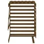 Extensión para cobertizo de cubo basura madera pino marrón miel de vidaXL, Soportes para contenedores de residuos - Ref: Foro...