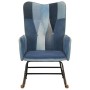 Mecedora de lona patchwork azul vaquero de vidaXL, Mecedoras - Ref: Foro24-339688, Precio: 109,84 €, Descuento: %