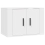 Set de muebles de TV 2 piezas madera contrachapada blanco en Muebles TV | Comprar online en Foru.es