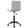 Silla de oficina giratoria de terciopelo gris claro de vidaXL, Sillas de oficina - Ref: Foro24-334356, Precio: 83,51 €, Descu...