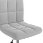 Silla de oficina giratoria de terciopelo gris claro de vidaXL, Sillas de oficina - Ref: Foro24-334356, Precio: 83,51 €, Descu...
