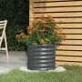 Jardinera acero galvanizado antracita 40x40x36 cm en Macetas y jardineras | Comprar online en Foru.es