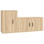 Set de muebles para TV 2 pzas madera contrachapada roble sonoma en Muebles TV | Comprar online en Foru.es