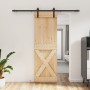 Puerta corredera con herrajes madera maciza de pino 70x210 cm de vidaXL, Puertas - Ref: Foro24-3202998, Precio: 158,49 €, Des...