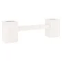 Banco con jardineras madera de pino blanco 184,5x39,5x56,5 cm de vidaXL, Bancos de jardín - Ref: Foro24-825171, Precio: 156,9...