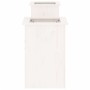Banco con jardineras madera de pino blanco 184,5x39,5x56,5 cm de vidaXL, Bancos de jardín - Ref: Foro24-825171, Precio: 159,9...