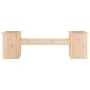 Banco con jardineras madera maciza de pino 184,5x39,5x56,5 cm de vidaXL, Bancos de jardín - Ref: Foro24-825170, Precio: 110,2...