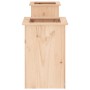 Banco con jardineras madera maciza de pino 184,5x39,5x56,5 cm de vidaXL, Bancos de jardín - Ref: Foro24-825170, Precio: 112,3...