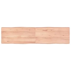 Treated wood table top with natural brown edge 160x40x(2-6)cm by vidaXL, Table tops - Ref: Foro24-363969, Price: 54,68 €, Dis...