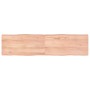 Tablero mesa madera tratada borde natural marrón 160x40x(2-6)cm de vidaXL, Tableros para mesas - Ref: Foro24-363969, Precio: ...