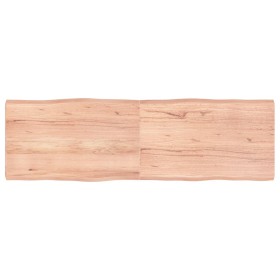 Tablero mesa madera tratada borde natural marrón 160x50x(2-6)cm de vidaXL, Tableros para mesas - Ref: Foro24-363971, Precio: ...