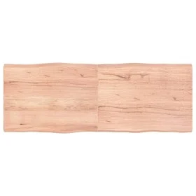 Tablero mesa madera tratada borde natural marrón 160x60x(2-6)cm de vidaXL, Tableros para mesas - Ref: Foro24-363973, Precio: ...