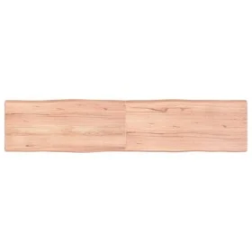 Treated wood table board with natural brown edge 180x40x(2-6)cm by vidaXL, Table tops - Ref: Foro24-363975, Price: 60,15 €, D...