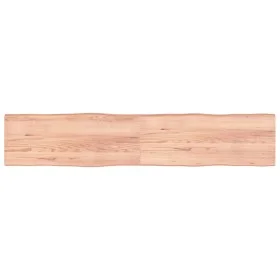 Treated wood table board with natural brown edge, 200x40x(2-4)cm. by vidaXL, Table tops - Ref: Foro24-363980, Price: 54,68 €,...