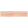 Tablero mesa madera tratada borde natural marrón 200x40x(2-6)cm de vidaXL, Tableros para mesas - Ref: Foro24-363981, Precio: ...