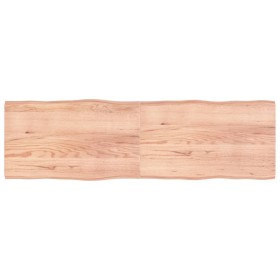 Tablero mesa madera tratada borde natural marrón 200x60x(2-6)cm de vidaXL, Tableros para mesas - Ref: Foro24-363985, Precio: ...