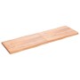 Tablero mesa madera tratada borde natural marrón 200x60x(2-6)cm de vidaXL, Tableros para mesas - Ref: Foro24-363985, Precio: ...