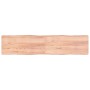 Tablero mesa madera tratada borde natural marrón 220x50x(2-4)cm de vidaXL, Tableros para mesas - Ref: Foro24-363988, Precio: ...