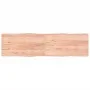 Treated wood table top with natural brown edge 220x60x(2-4)cm by vidaXL, Table tops - Ref: Foro24-363990, Price: 117,58 €, Di...