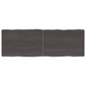 Tablero mesa madera tratada borde vivo marrón 120x40x(2-6) cm de vidaXL, Tableros para mesas - Ref: Foro24-364023, Precio: 60...