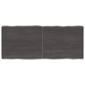 Tablero mesa madera tratada borde vivo marrón 120x50x(2-6) cm de vidaXL, Tableros para mesas - Ref: Foro24-364025, Precio: 71...
