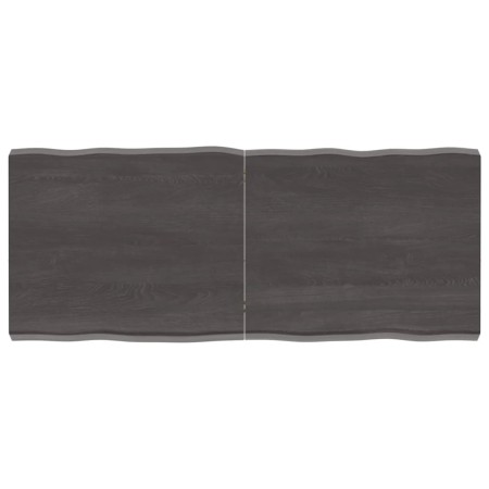 Tablero mesa madera tratada borde vivo marrón 120x50x(2-6) cm de vidaXL, Tableros para mesas - Ref: Foro24-364025, Precio: 71...