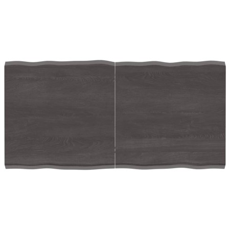 Tablero mesa madera tratada borde vivo marrón 120x60x(2-4) cm de vidaXL, Tableros para mesas - Ref: Foro24-364026, Precio: 68...