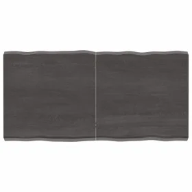 Tablero mesa madera tratada borde vivo marrón 120x60x(2-6) cm de vidaXL, Tableros para mesas - Ref: Foro24-364027, Precio: 82...