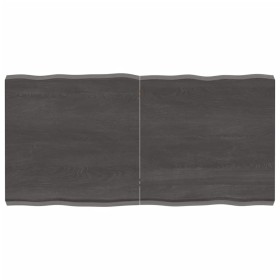 Tablero mesa madera tratada borde vivo marrón 120x60x(2-6) cm de vidaXL, Tableros para mesas - Ref: Foro24-364027, Precio: 82...
