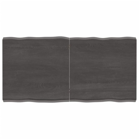Tablero mesa madera tratada borde vivo marrón 120x60x(2-6) cm de vidaXL, Tableros para mesas - Ref: Foro24-364027, Precio: 82...