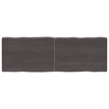 Tablero mesa madera tratada borde vivo marrón 140x50x(2-4) cm by vidaXL, Table tops - Ref: Foro24-364030, Price: 68,35 €, Dis...