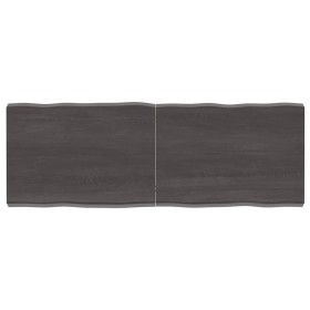 Tablero mesa madera tratada borde vivo marrón 140x50x(2-6) cm de vidaXL, Tableros para mesas - Ref: Foro24-364031, Precio: 80...