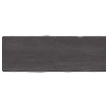 Treated wood table top brown live edge 140x50x(2-6) cm by vidaXL, Table tops - Ref: Foro24-364031, Price: 80,66 €, Discount: %