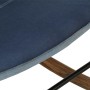 Mecedora de lona patchwork azul vaquero de vidaXL, Mecedoras - Ref: Foro24-339688, Precio: 109,84 €, Descuento: %