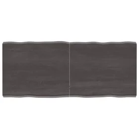 Treated wood table top brown live edge 140x60x(2-6) cm by vidaXL, Table tops - Ref: Foro24-364033, Price: 92,96 €, Discount: %