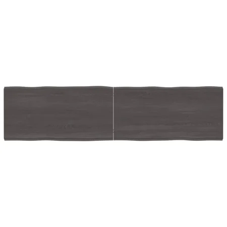Tablero mesa madera tratada borde vivo marrón 160x40x(2-4) cm de vidaXL, Tableros para mesas - Ref: Foro24-364034, Precio: 64...