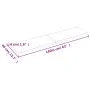 Tablero mesa madera tratada borde vivo marrón 160x40x(2-4) cm de vidaXL, Tableros para mesas - Ref: Foro24-364034, Precio: 64...