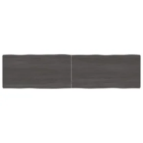 Tablero mesa madera tratada borde vivo marrón 160x40x(2-6) cm de vidaXL, Tableros para mesas - Ref: Foro24-364035, Precio: 77...