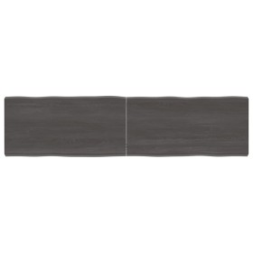 Tablero mesa madera tratada borde vivo marrón 160x40x(2-6) cm de vidaXL, Tableros para mesas - Ref: Foro24-364035, Precio: 77...