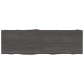 Tablero mesa madera tratada borde vivo marrón 160x50x(2-4) cm de vidaXL, Tableros para mesas - Ref: Foro24-364036, Precio: 77...