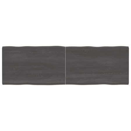 Tablero mesa madera tratada borde vivo marrón 160x50x(2-4) cm de vidaXL, Tableros para mesas - Ref: Foro24-364036, Precio: 77...