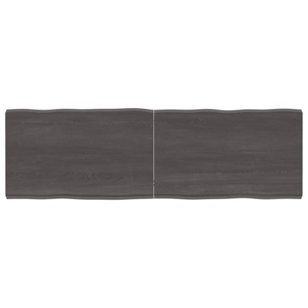 Tablero mesa madera tratada borde vivo marrón 160x50x(2-6) cm de vidaXL, Tableros para mesas - Ref: Foro24-364037, Precio: 90...