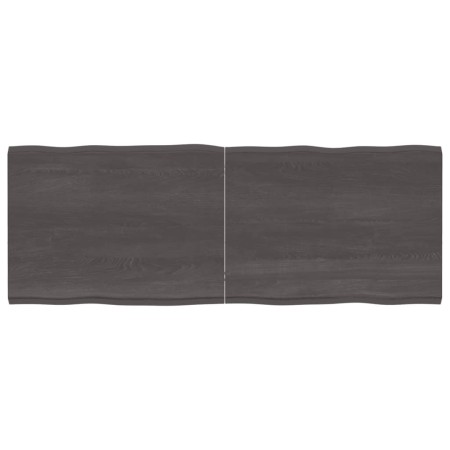 Tablero mesa madera tratada borde vivo marrón 160x60x(2-4) cm de vidaXL, Tableros para mesas - Ref: Foro24-364038, Precio: 88...