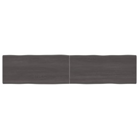 Tablero mesa madera tratada borde vivo marrón 180x40x(2-4) cm de vidaXL, Tableros para mesas - Ref: Foro24-364040, Precio: 71...